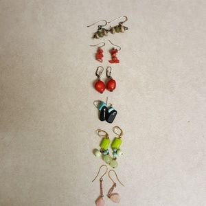 Lot of 6 pair of earrings